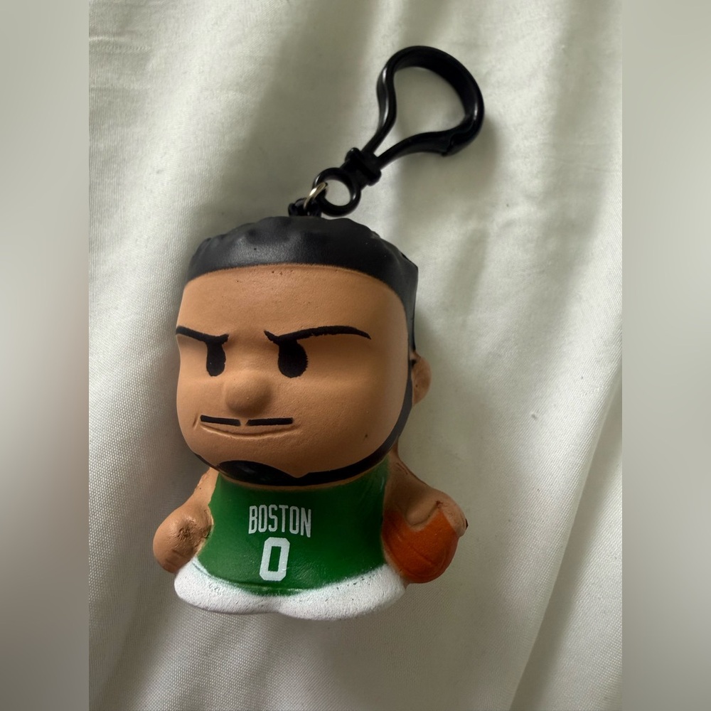NBA Basketball Boston Celtics Jason Tatum Sqeezemate Keychain